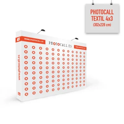 Photocall textil 4x3