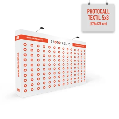 Photocall textil 5x3 Módulos