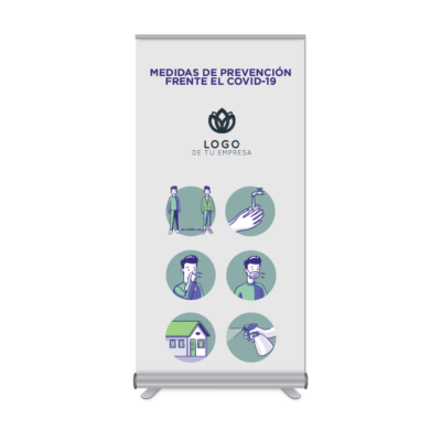 Rollup 100x205cm Higiene Coronavirus
