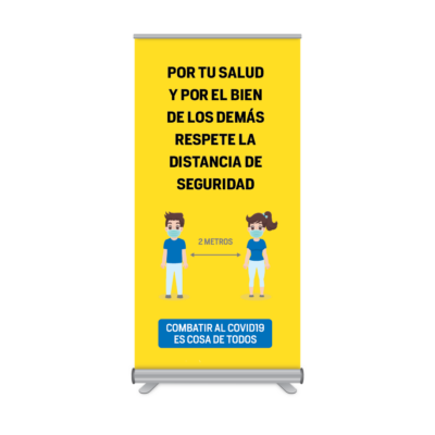 Rollup 100x205cm indicador distancias
