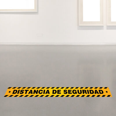 Vinilo de suelo - Distancia de seguridad
