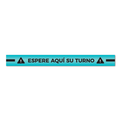Vinilo de suelo - Esperar Turno