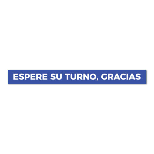 Vinilo de suelo - Esperar Turno